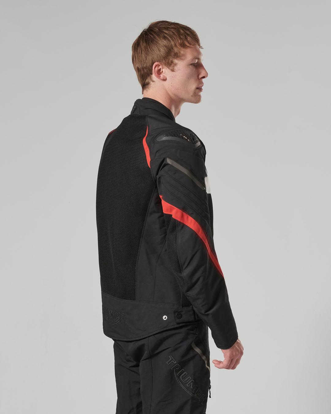 TRIPLE SPORTS MESH JACKET BLACK / WHITE / RED XXL image 17