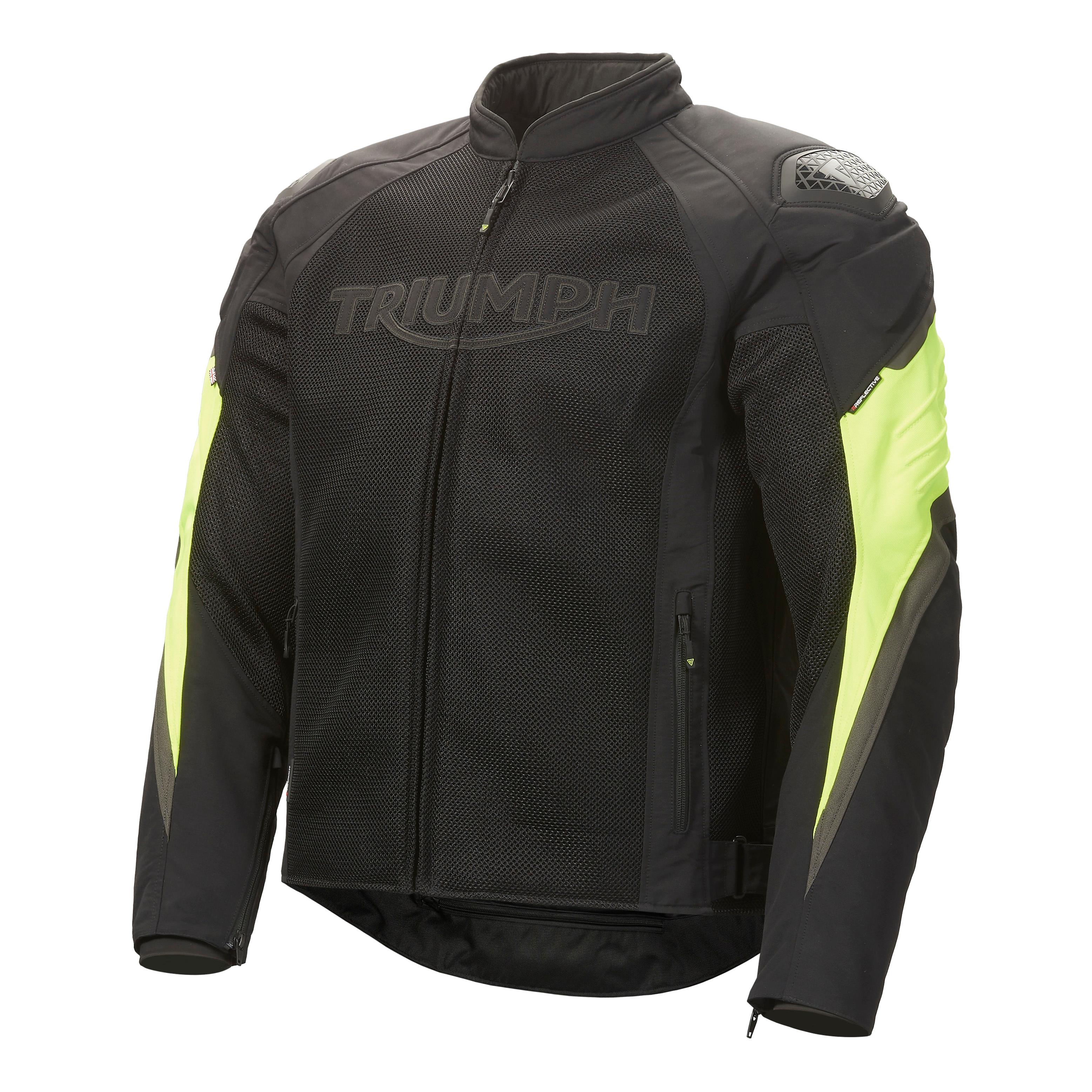 TRIPLE MESH JACKET - BLACK / FLURO XL image 2