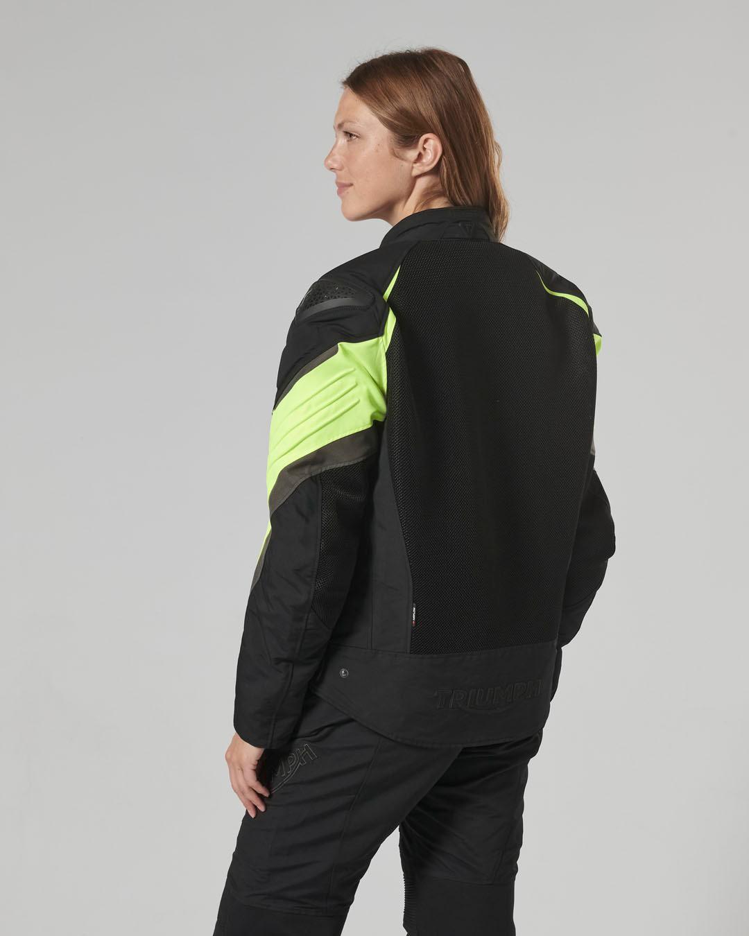 TRIPLE MESH JACKET - BLACK / FLURO XL image 18