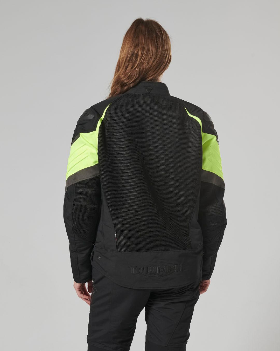 TRIPLE MESH JACKET - BLACK / FLURO XL image 13
