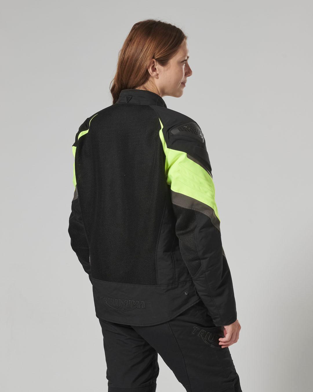 TRIPLE MESH JACKET - BLACK / FLURO XL image 12