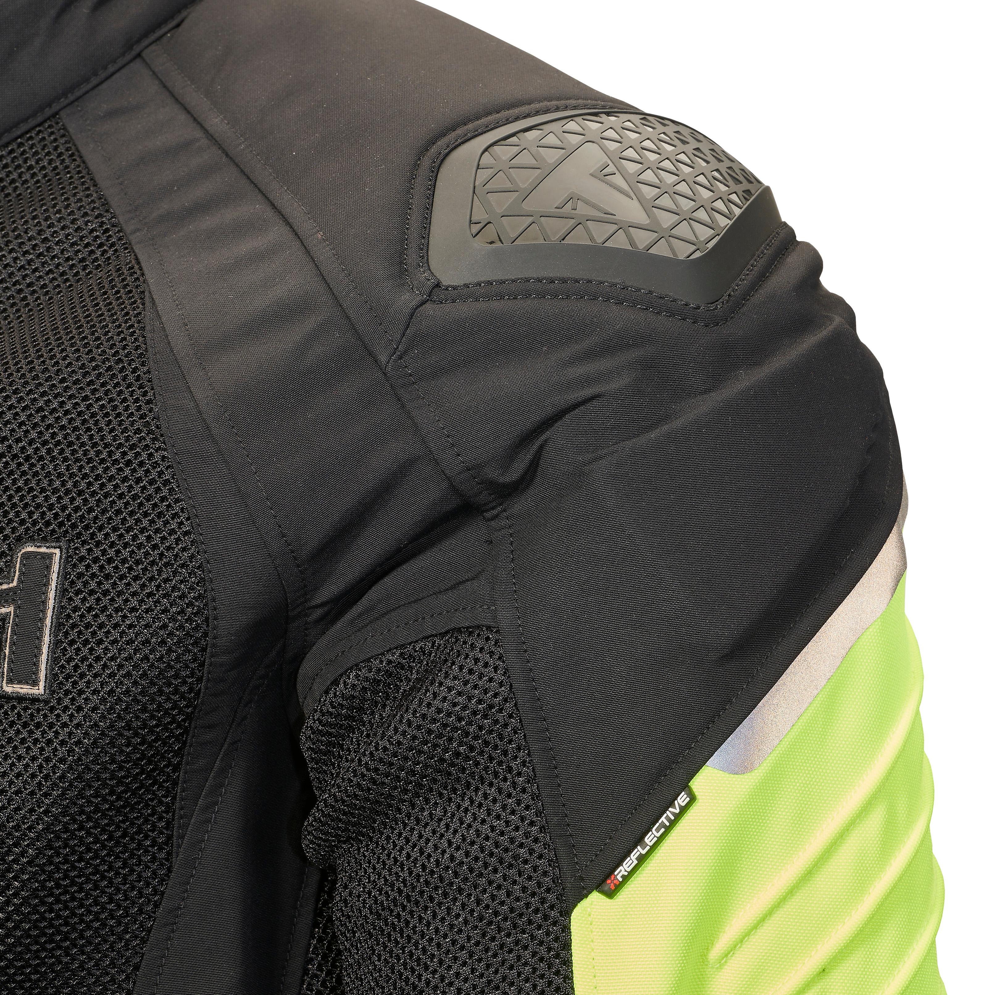 TRIPLE MESH JACKET - BLACK / FLURO XL image 5