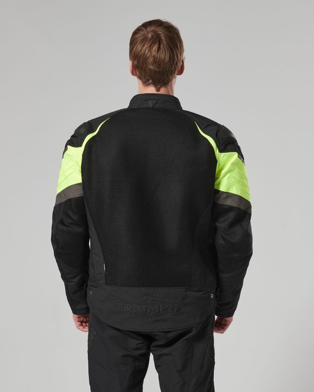 TRIPLE MESH JACKET - BLACK / FLURO XL image 17