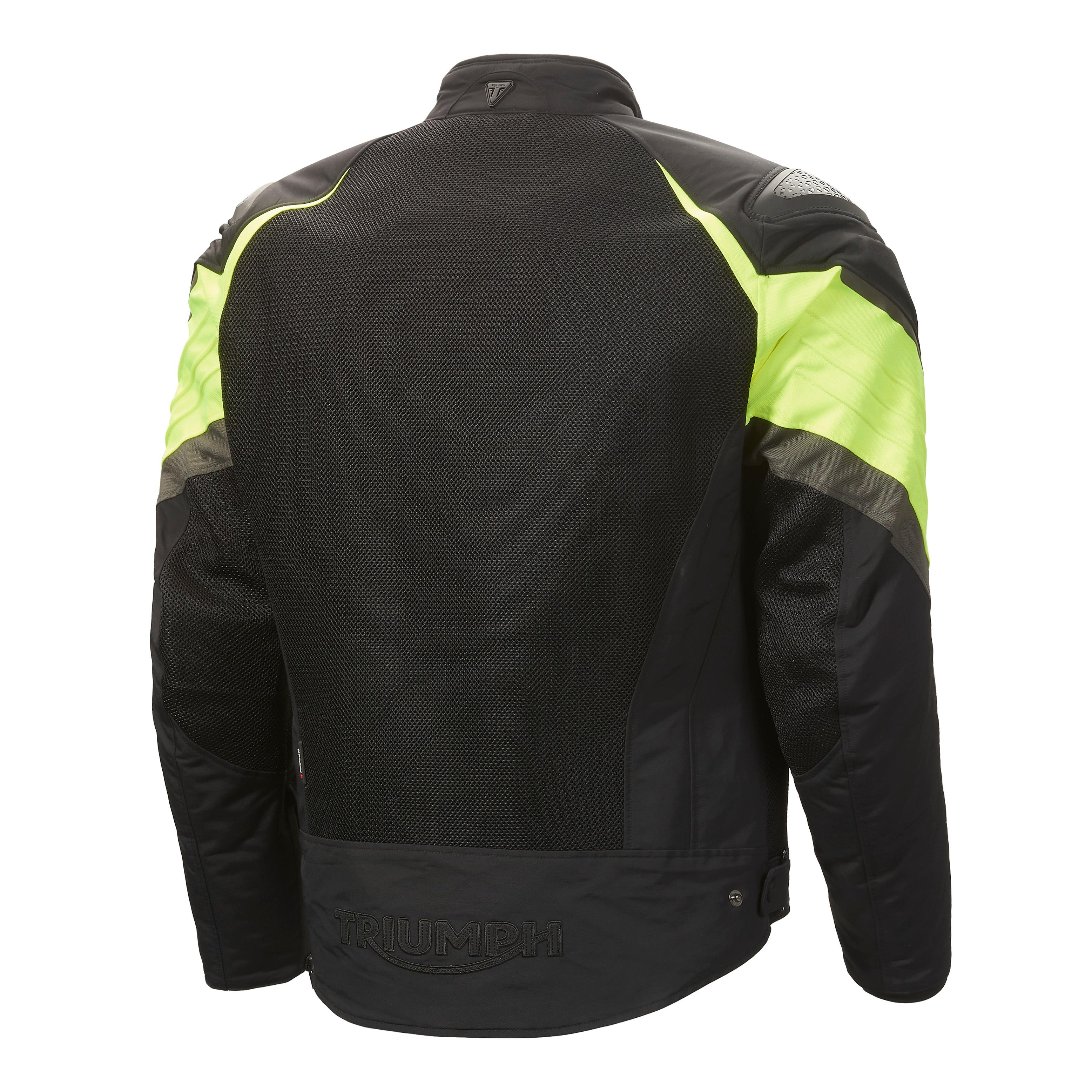 TRIPLE MESH JACKET - BLACK / FLURO XL image 7