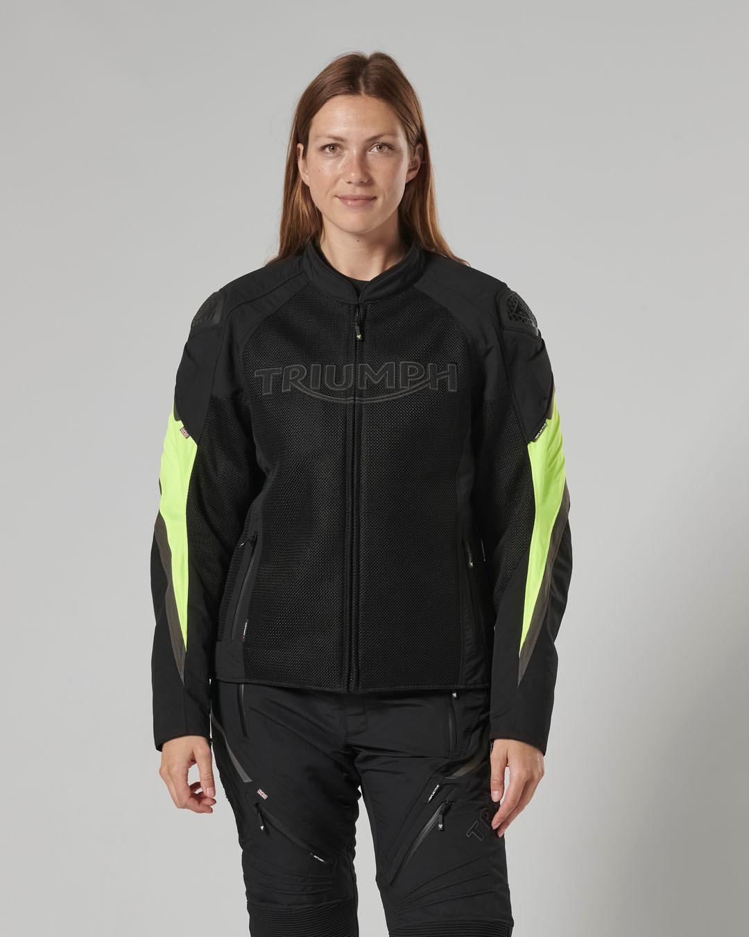 TRIPLE MESH JACKET - BLACK / FLURO XL image 15
