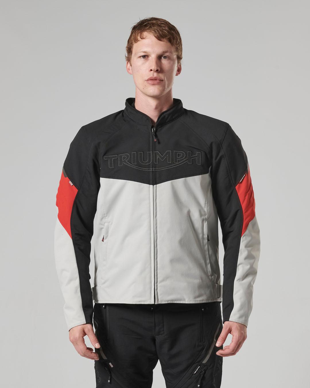 TRIPLE ROADSTER JACKET - BLACK / GREY / RED M image 11