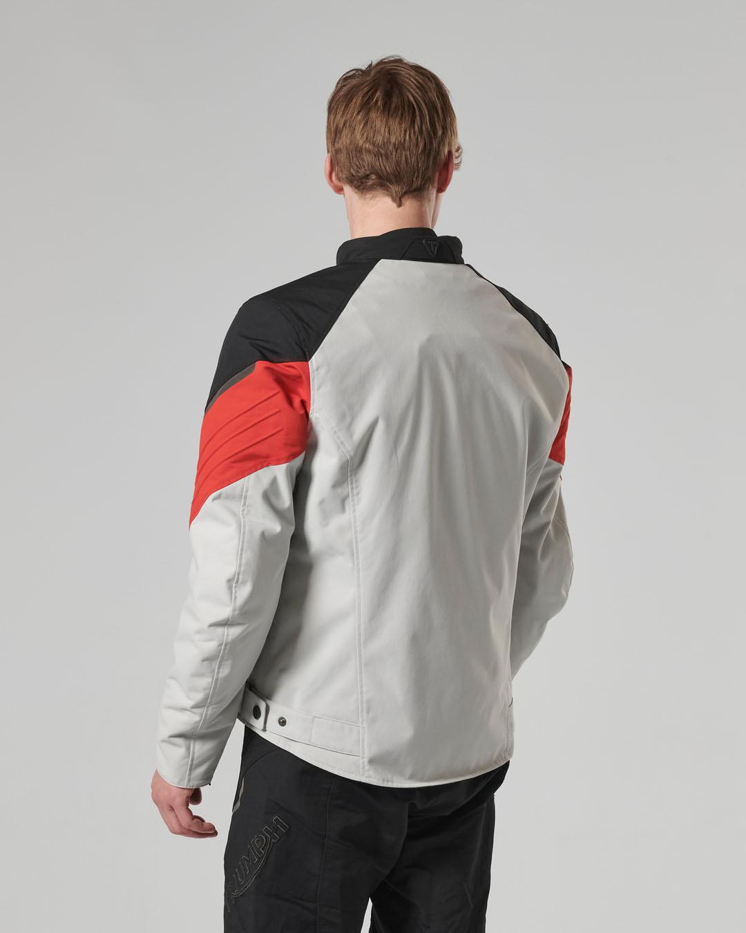 TRIPLE ROADSTER JACKET - BLACK / GREY / RED S image 9