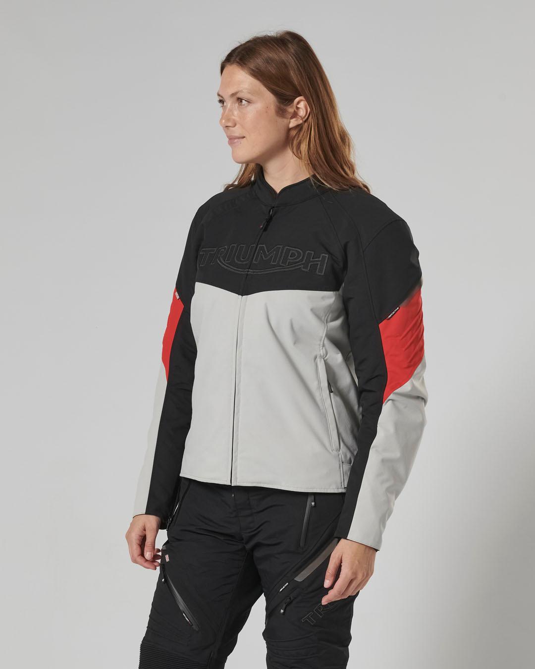 TRIPLE ROADSTER JACKET - BLACK / GREY / RED S image 16