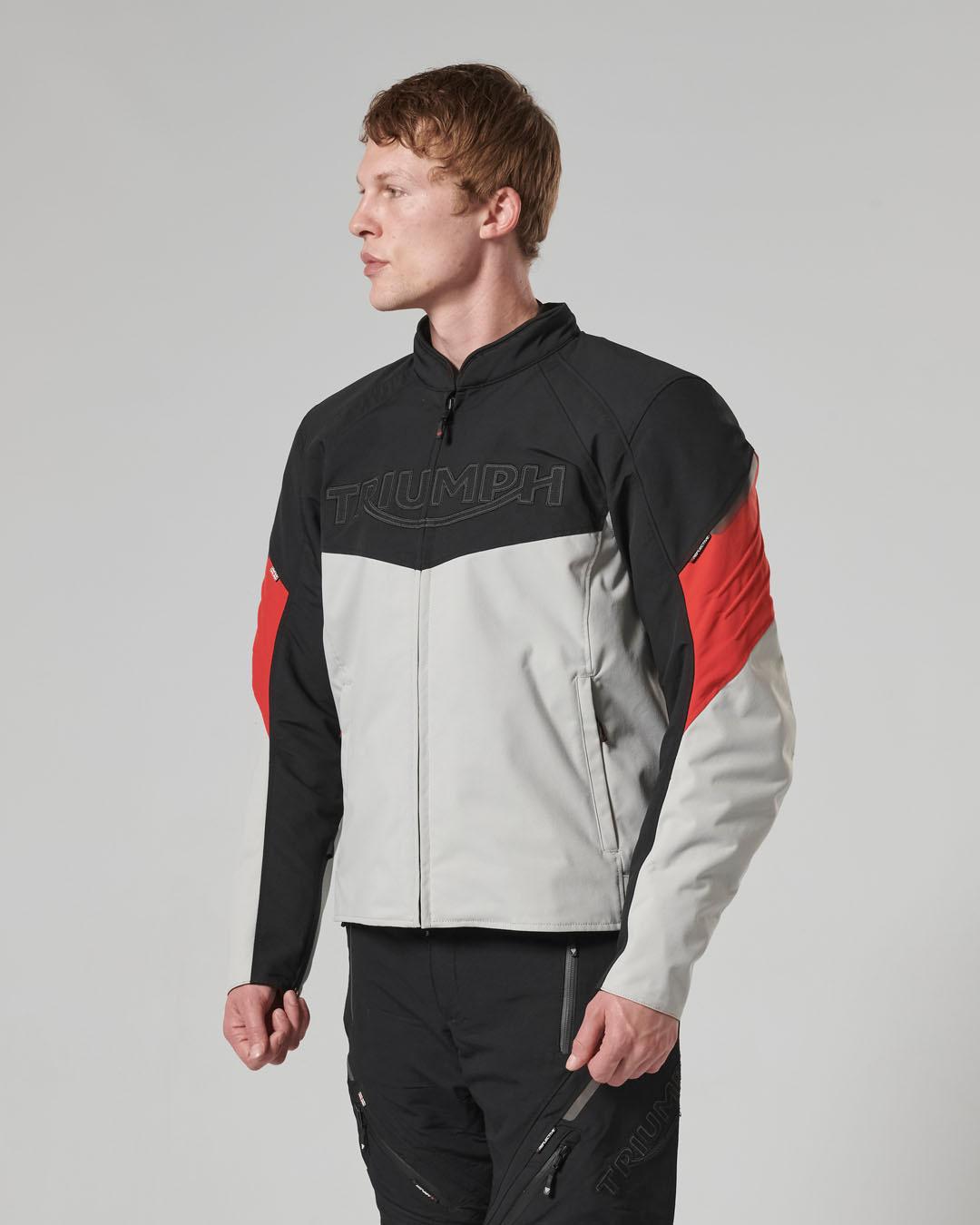TRIPLE ROADSTER JACKET - BLACK / GREY / RED S image 12