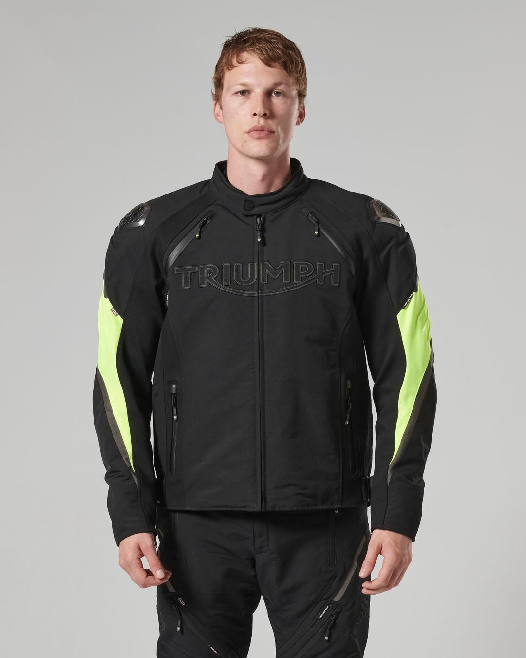 TRIPLE SPORTS TRITECH JACKET - BLACK / FLURO L image 12