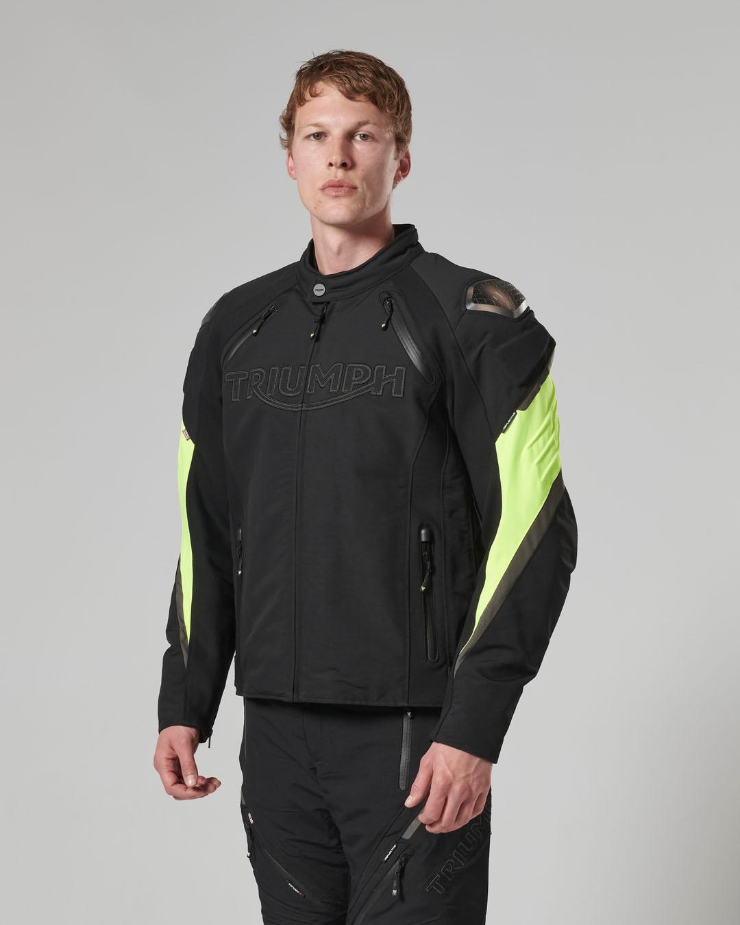 TRIPLE SPORTS TRITECH JACKET - BLACK / FLURO S image 15