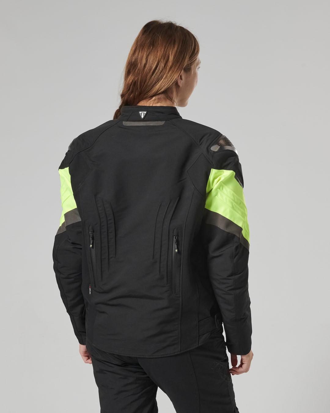 TRIPLE SPORTS TRITECH JACKET - BLACK / FLURO XXL image 10