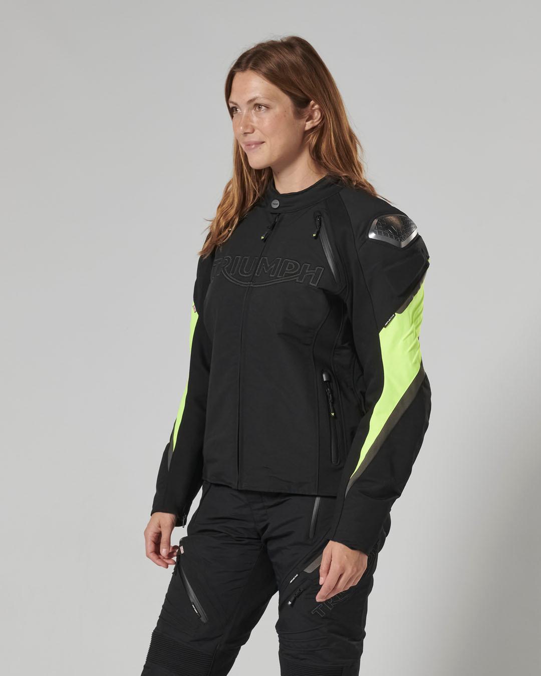 TRIPLE SPORTS TRITECH JACKET - BLACK / FLURO XXL image 15