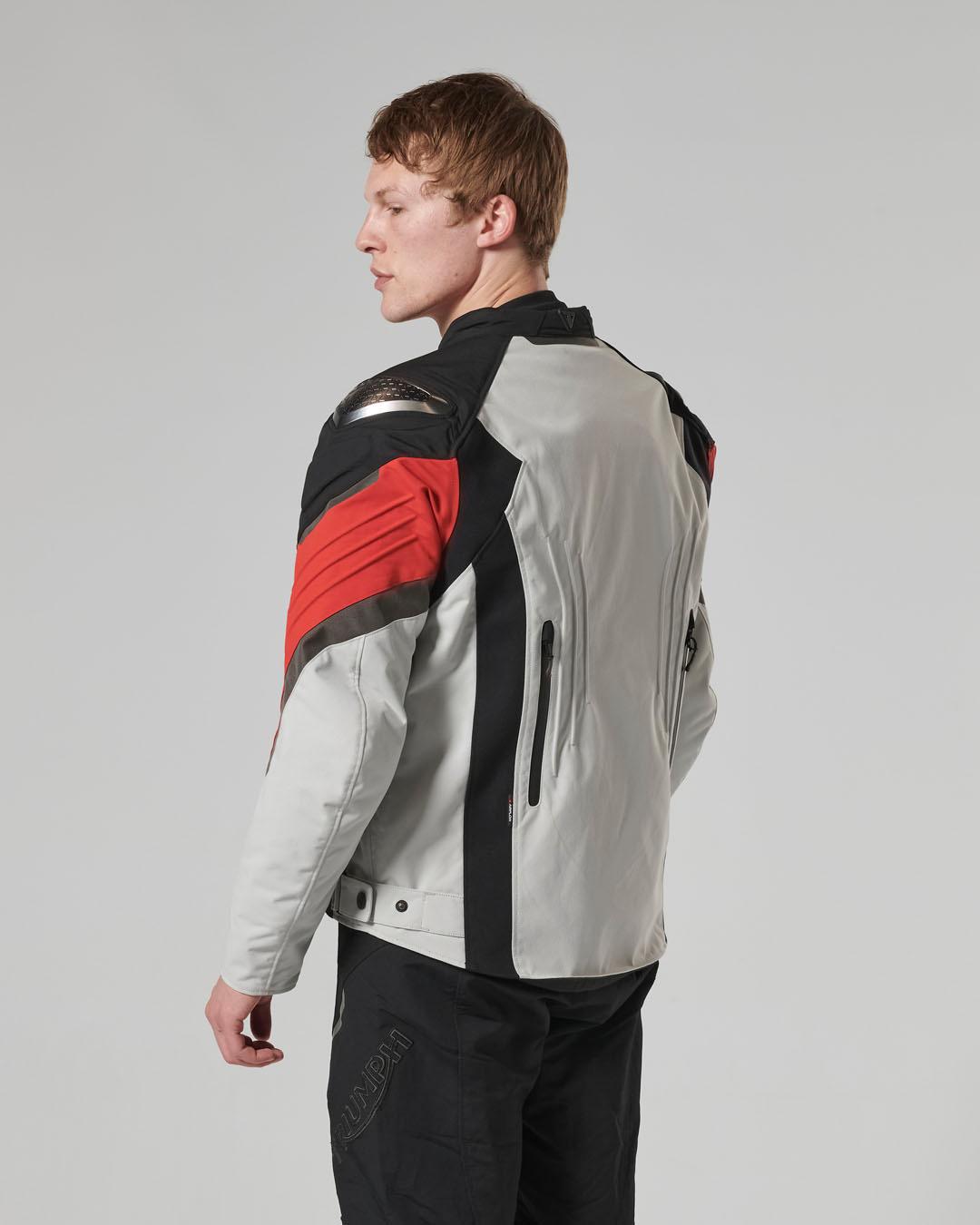 TRIPLE SPORTS TRITECH JACKET - BLACK / GREY / RED L image 10