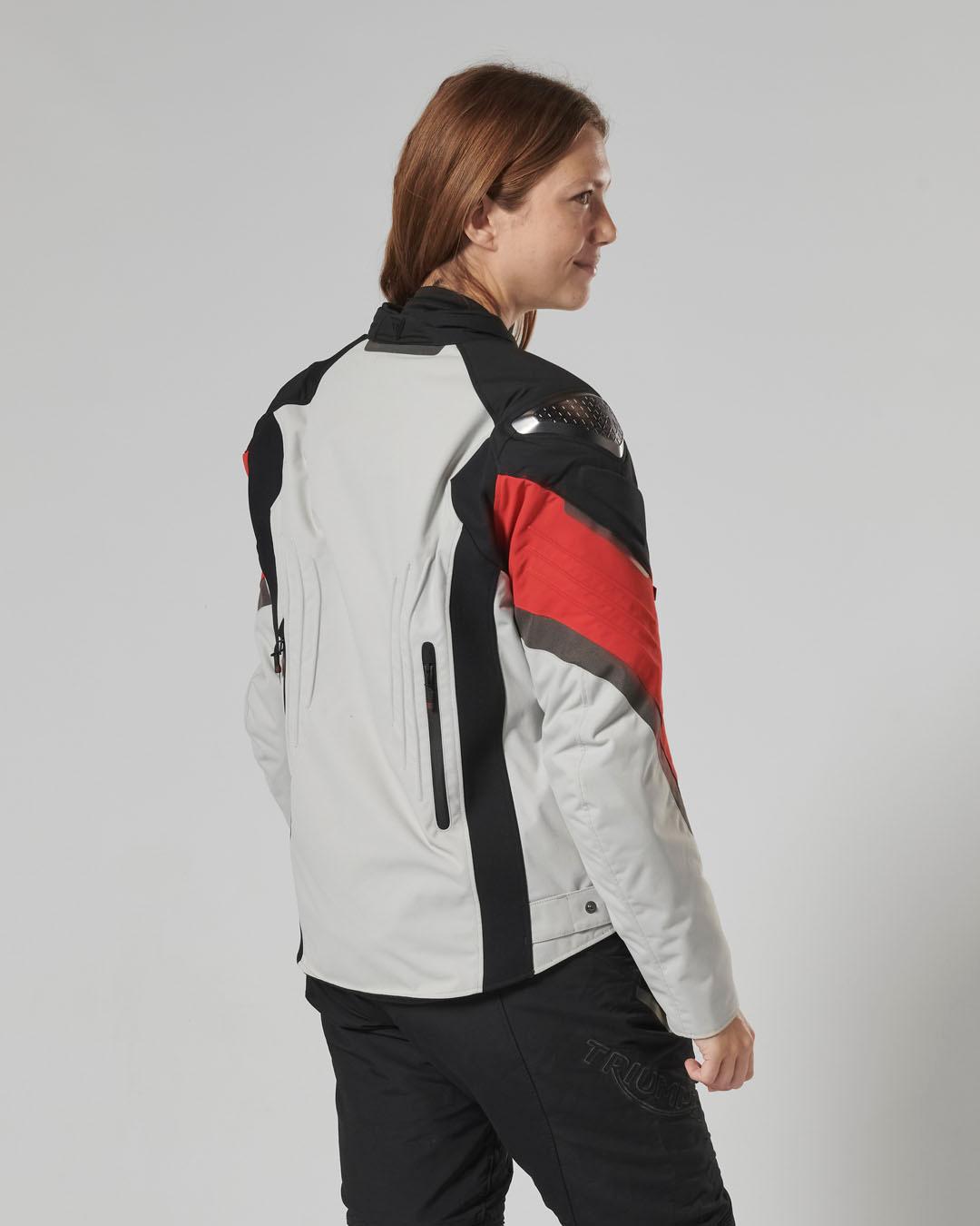 TRIPLE SPORTS TRITECH JACKET - BLACK / GREY / RED M image 11