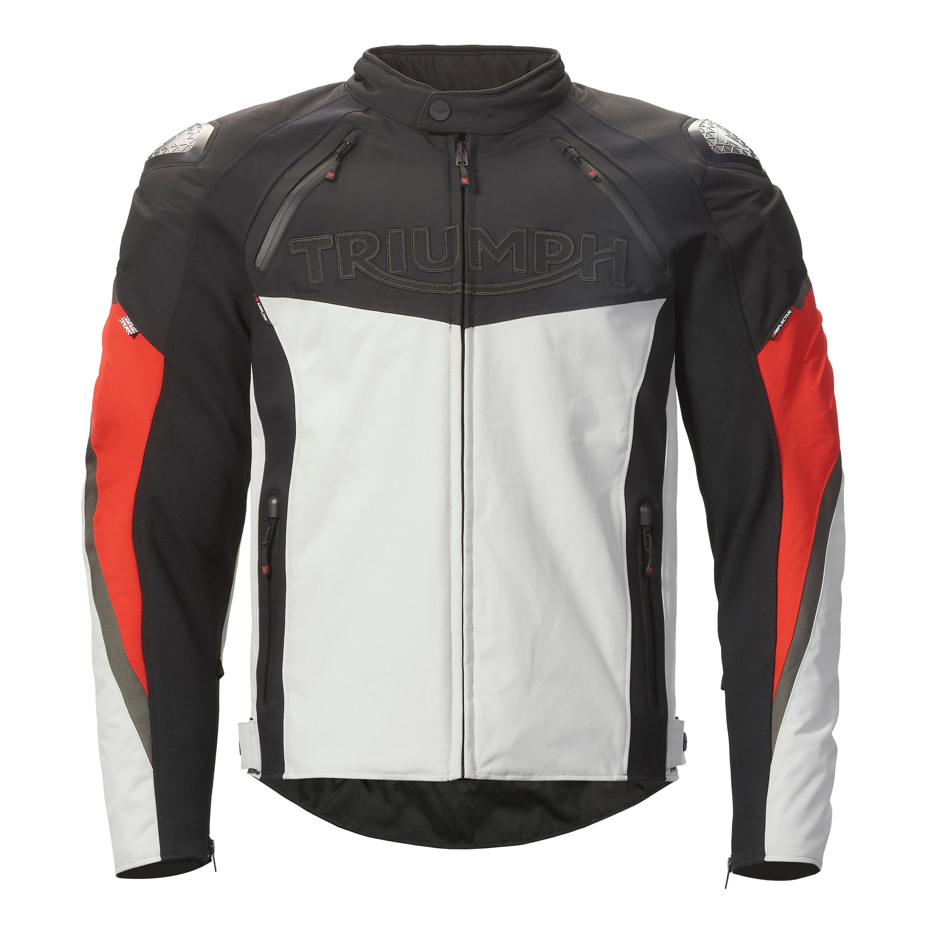 TRIPLE SPORTS TRITECH JACKET - BLACK / GREY / RED XXL image 5