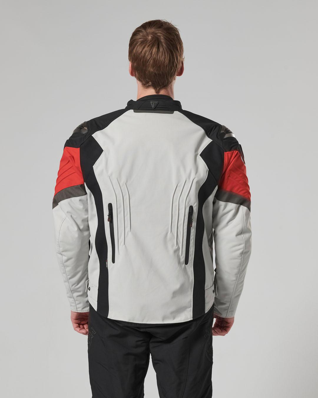 TRIPLE SPORTS TRITECH JACKET - BLACK / GREY / RED XXL image 9