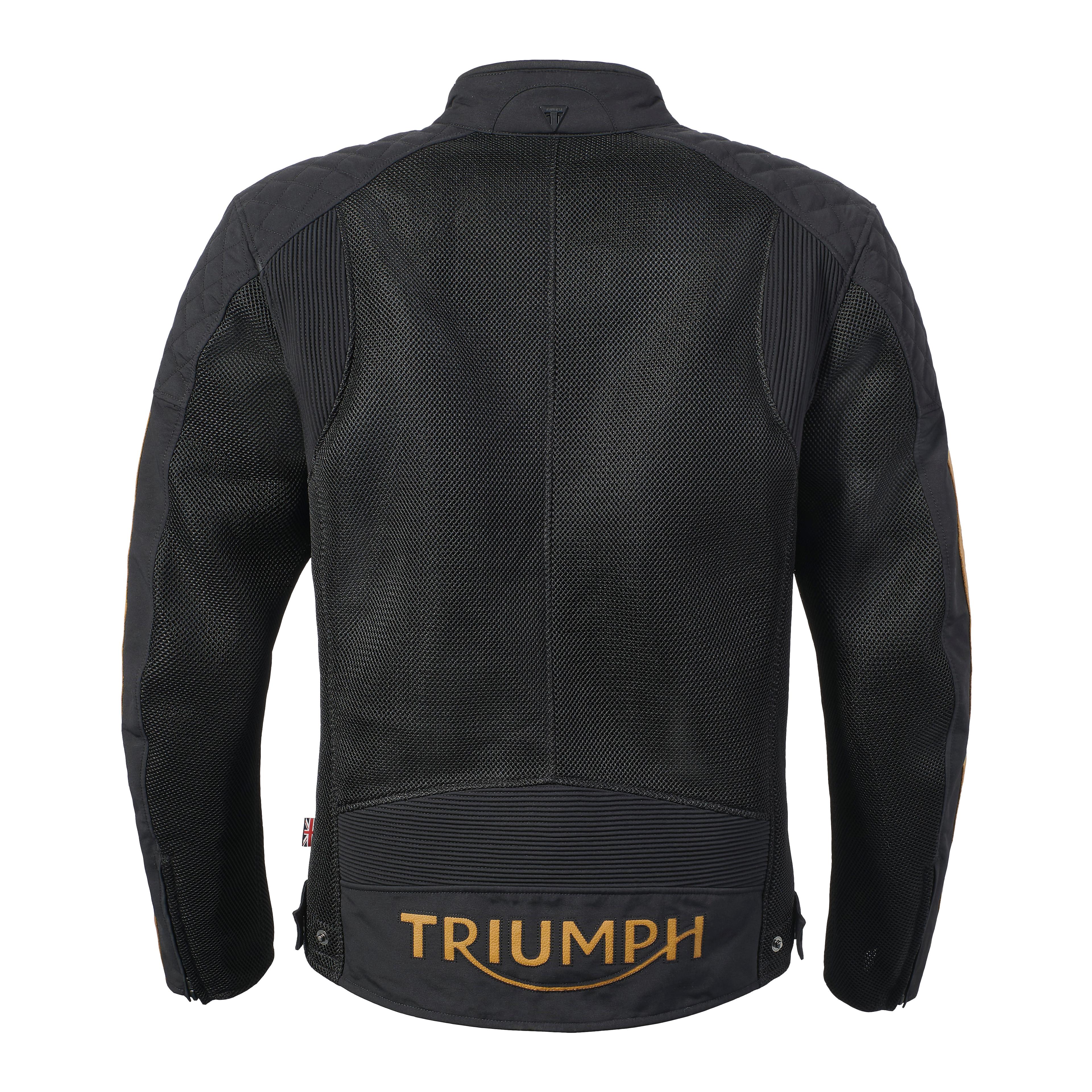 BRADDAN RETRO MESH JACKET BLACK / GOLD L image 5