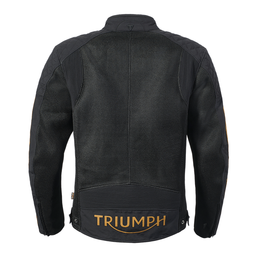 BRADDAN RETRO MESH JACKET BLACK / GOLD M image 31