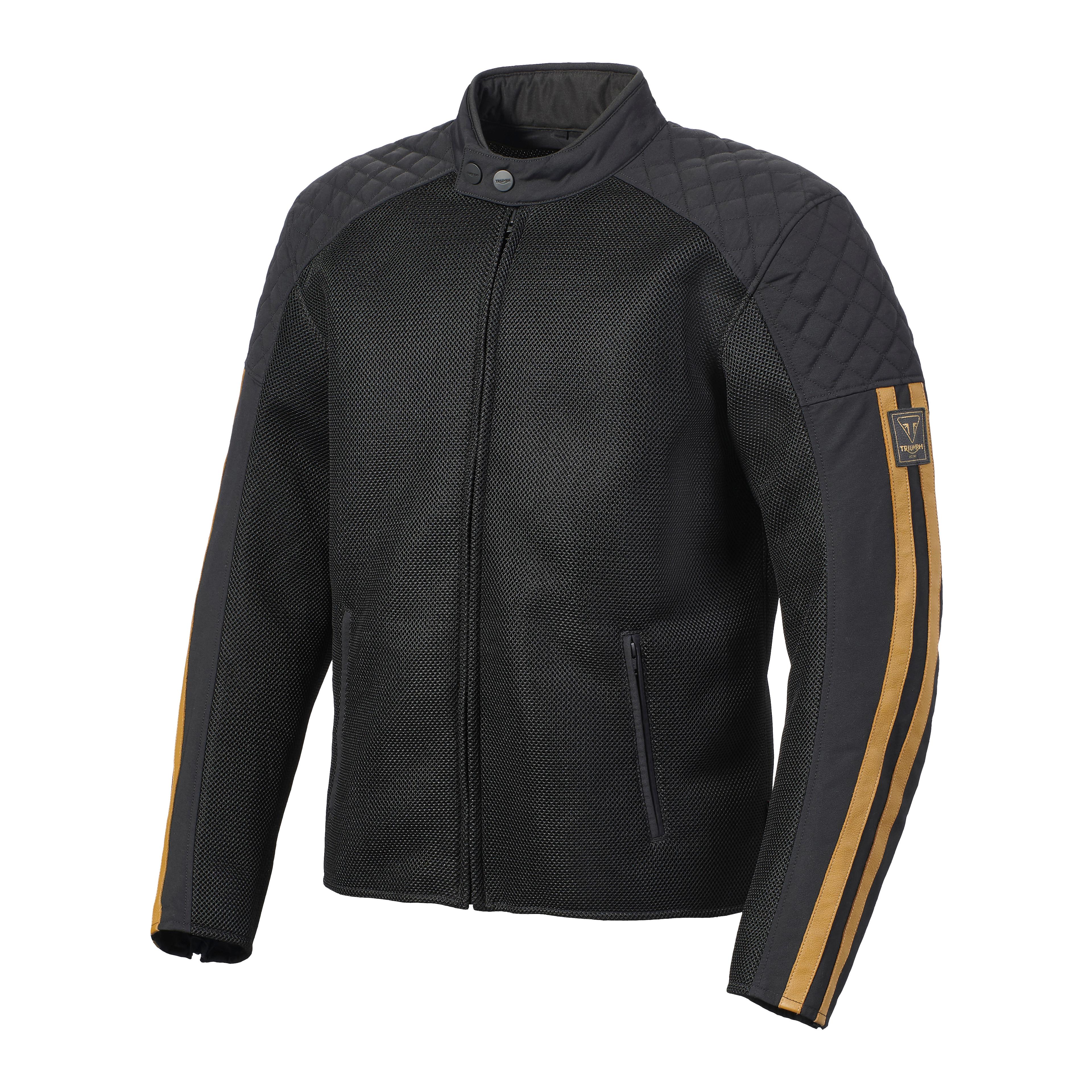 BRADDAN RETRO MESH JACKET BLACK / GOLD M image 27