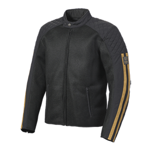 BRADDAN RETRO MESH JACKET BLACK / GOLD M image 22