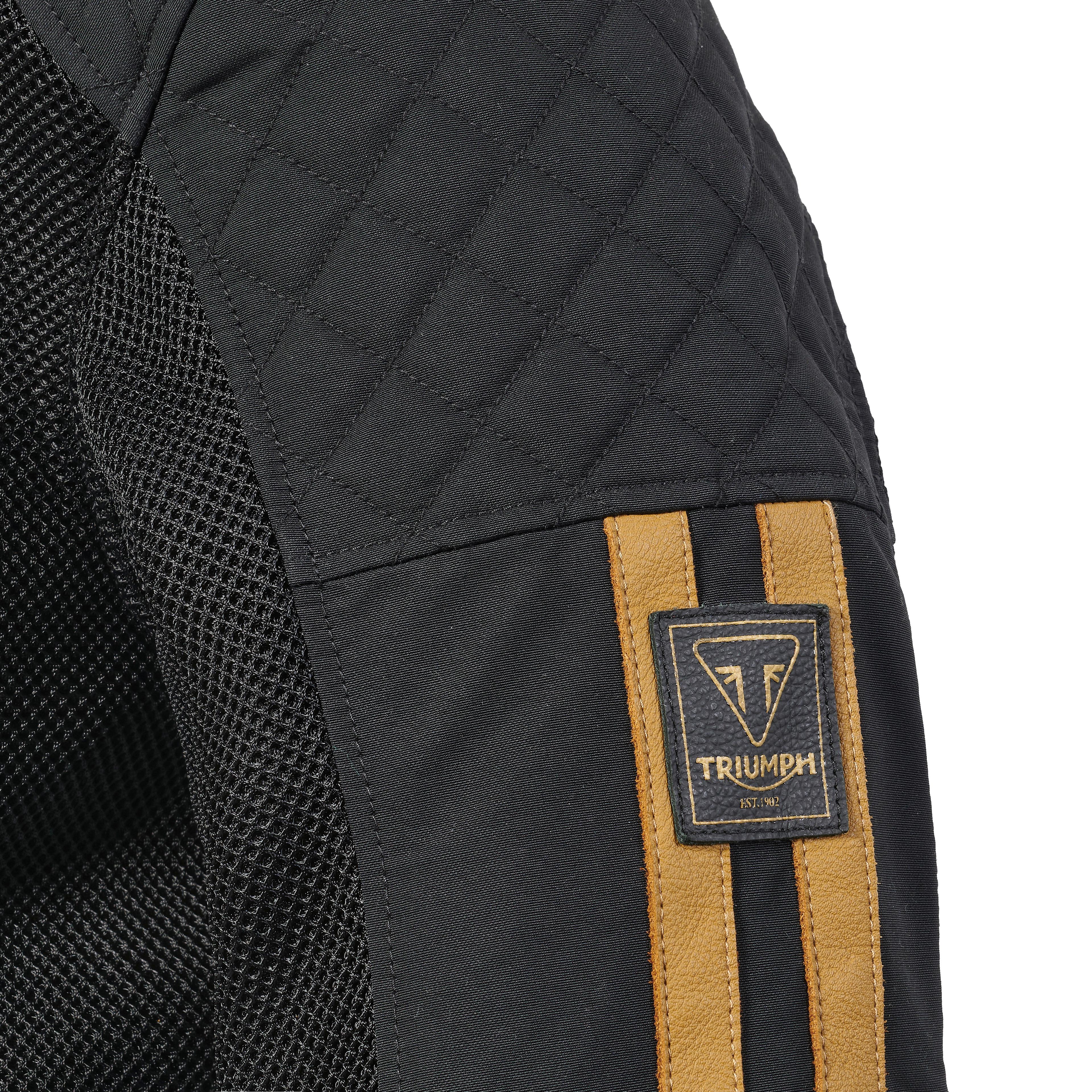 BRADDAN RETRO MESH JACKET BLACK / GOLD S image 13