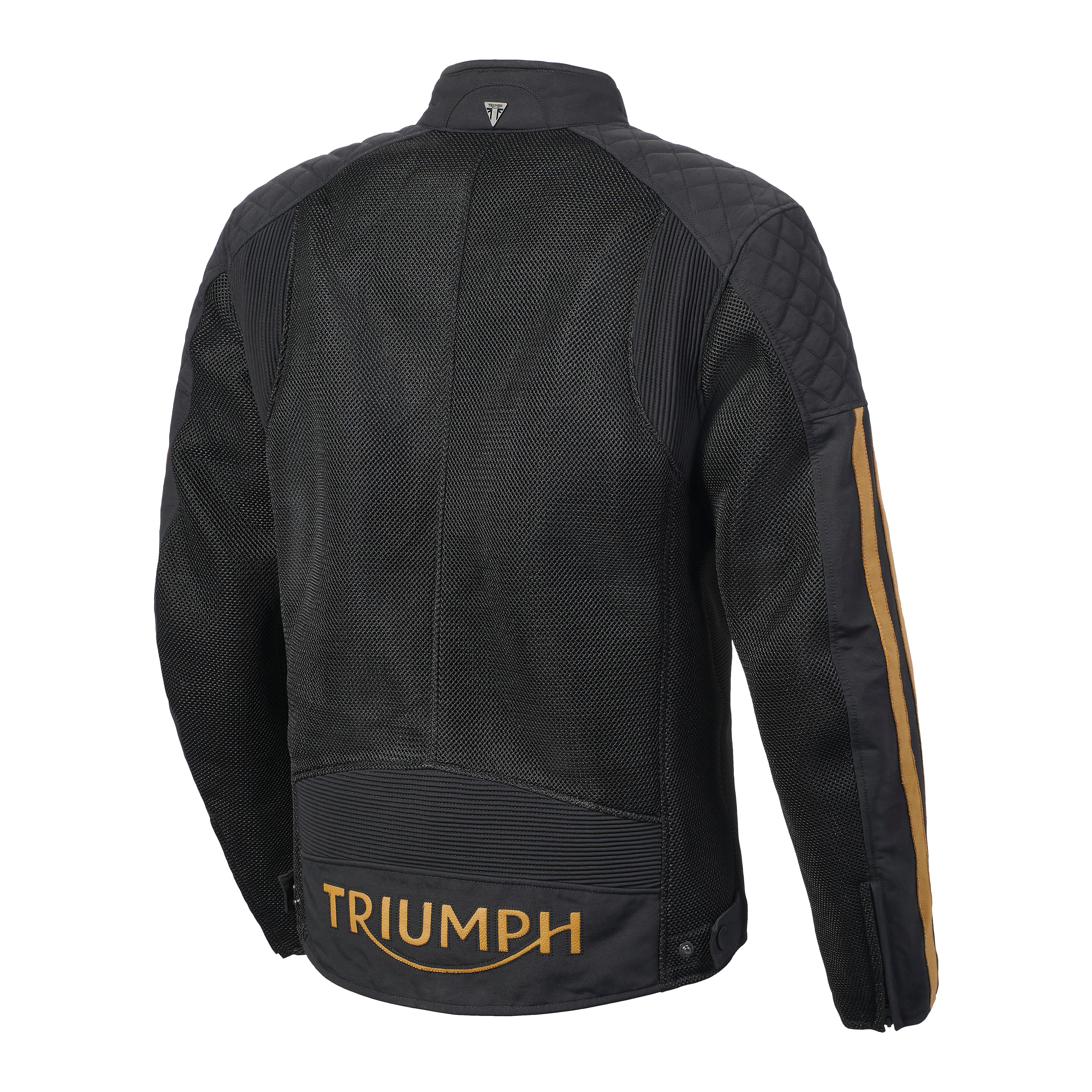 BRADDAN RETRO MESH JACKET BLACK / GOLD S image 11