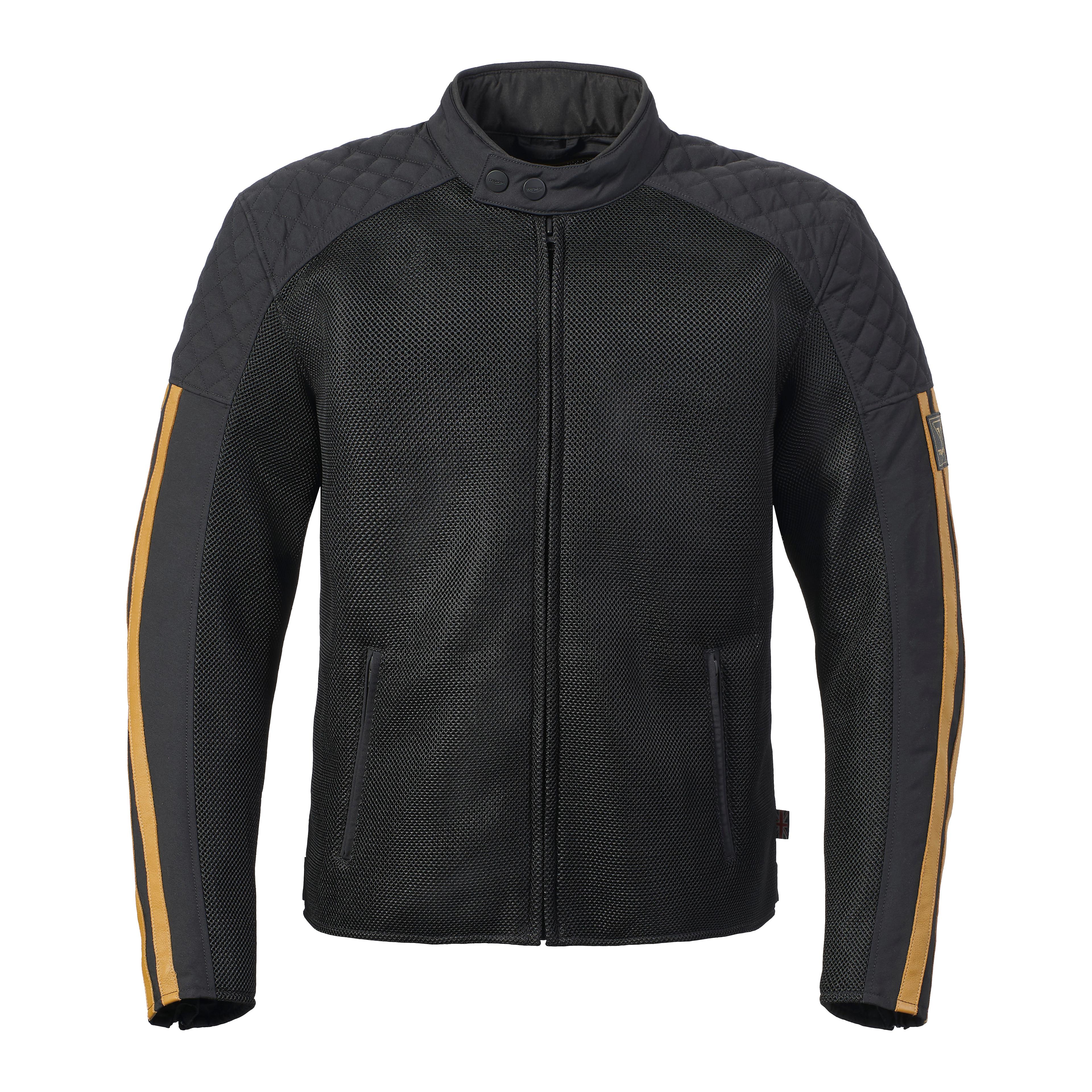 BRADDAN RETRO MESH JACKET BLACK / GOLD XL image 31