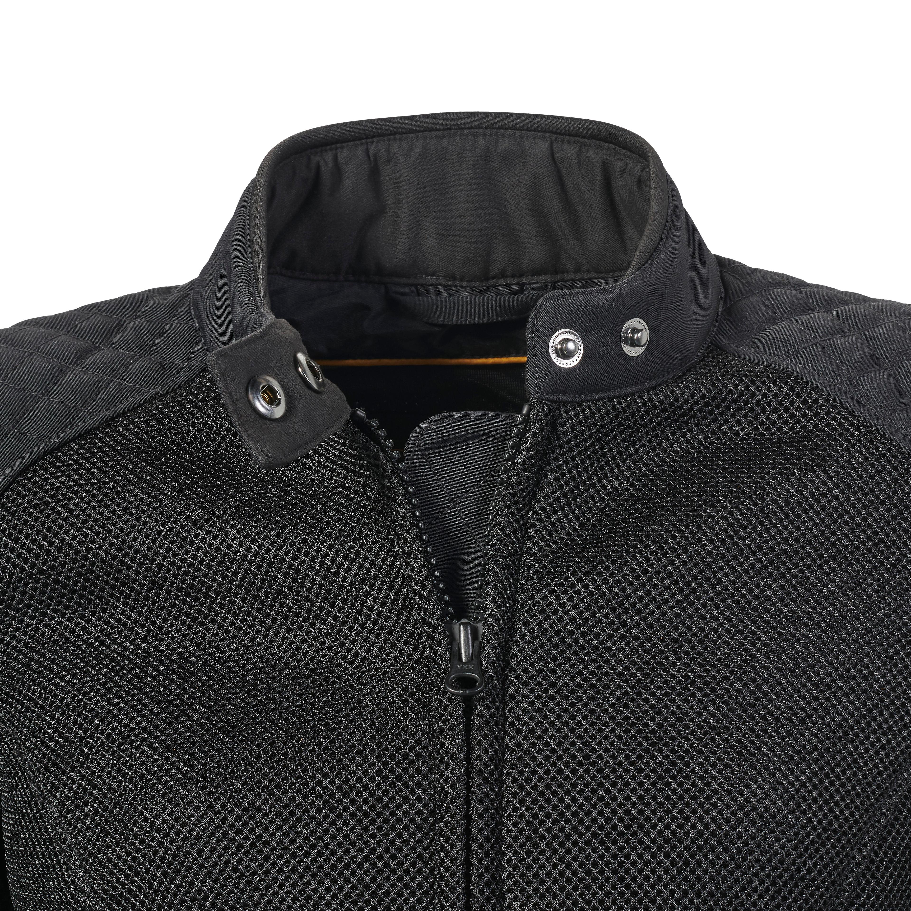 LADIES BRADDAN RETRO MESH JACKET BLACK / GOLD L image 33