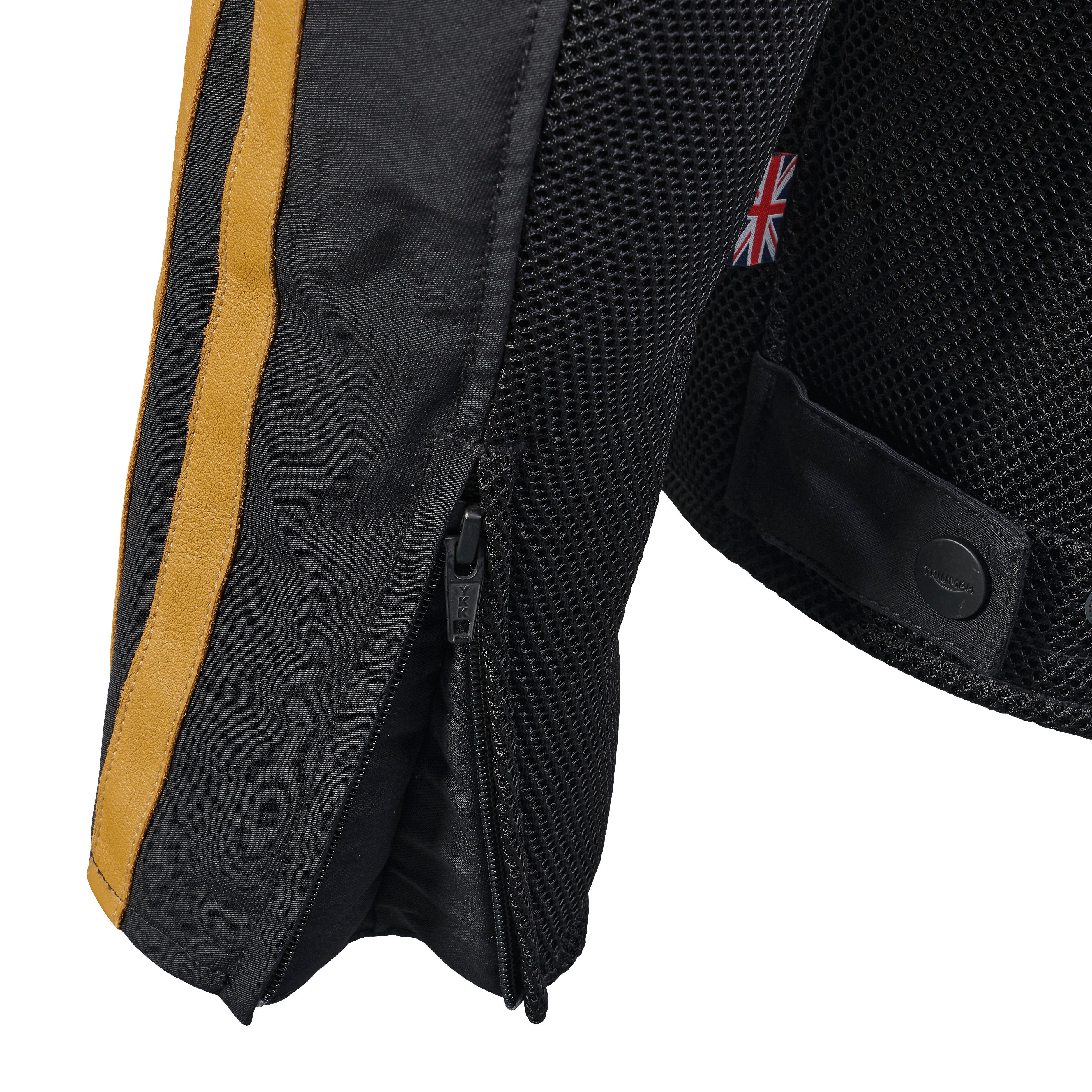LADIES BRADDAN RETRO MESH JACKET BLACK / GOLD L image 35