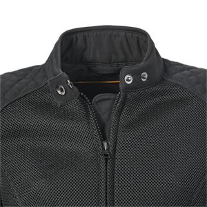 LADIES BRADDAN RETRO MESH JACKET BLACK / GOLD L image 11