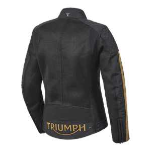 LADIES BRADDAN RETRO MESH JACKET BLACK / GOLD XL image 18