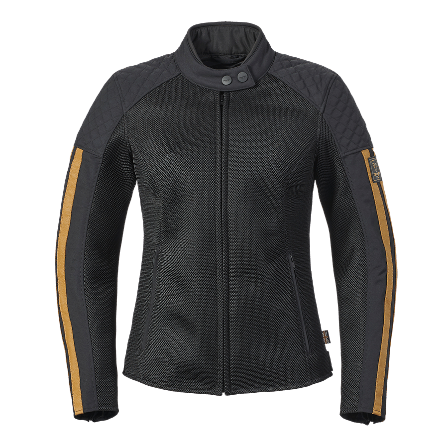Ladies Braddan Retro Mesh Black / Gold photo 14