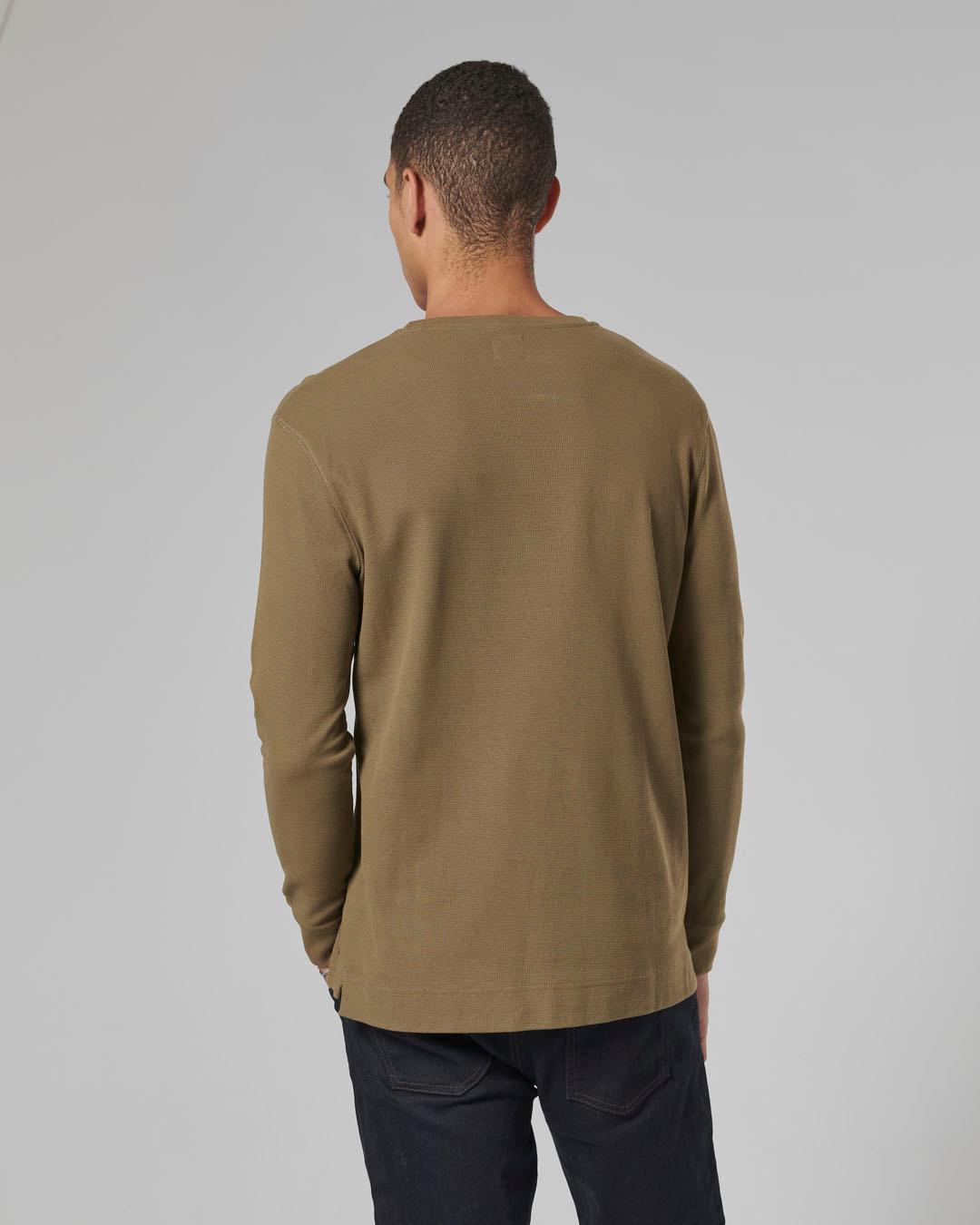 BETTMANN L/S WAFFLE KHAKI T-SHIRT M image 6