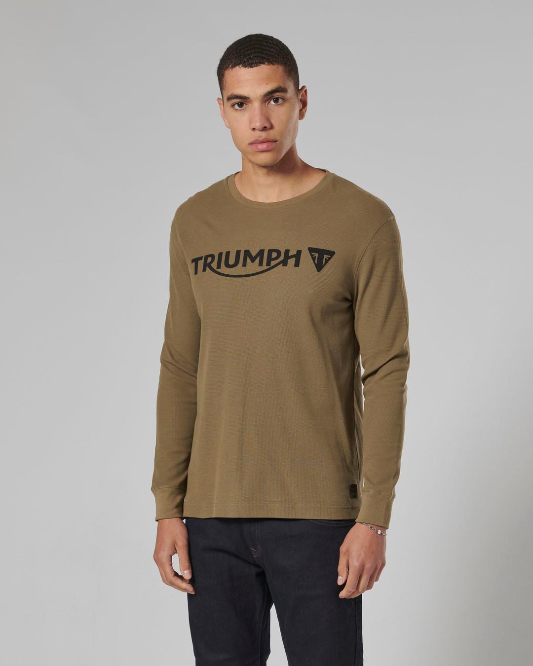 BETTMANN L/S WAFFLE KHAKI T-SHIRT M image 7