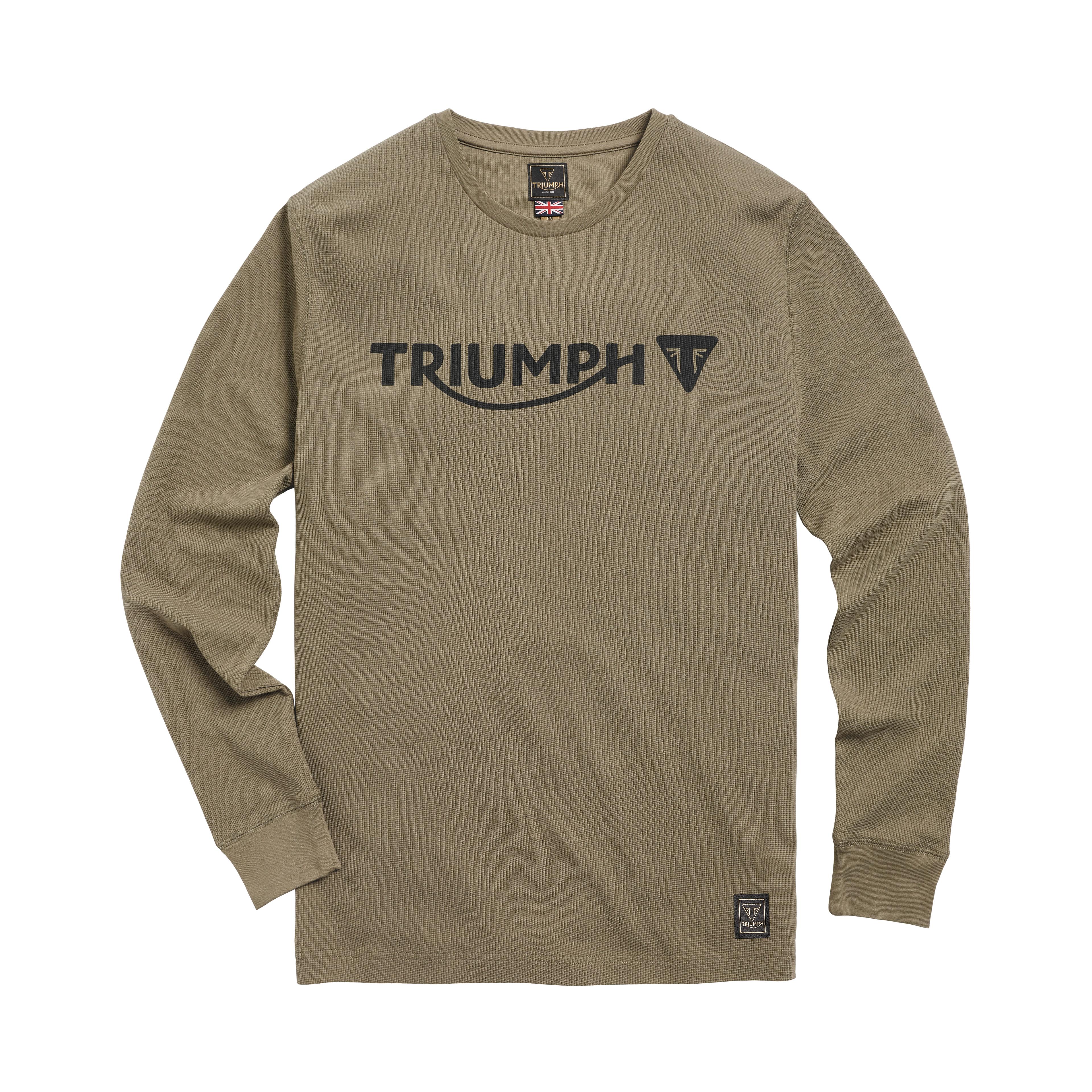 BETTMANN L/S WAFFLE KHAKI T-SHIRT S image 2