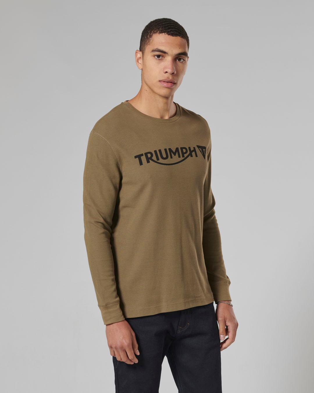 BETTMANN L/S WAFFLE KHAKI T-SHIRT XXL image 4