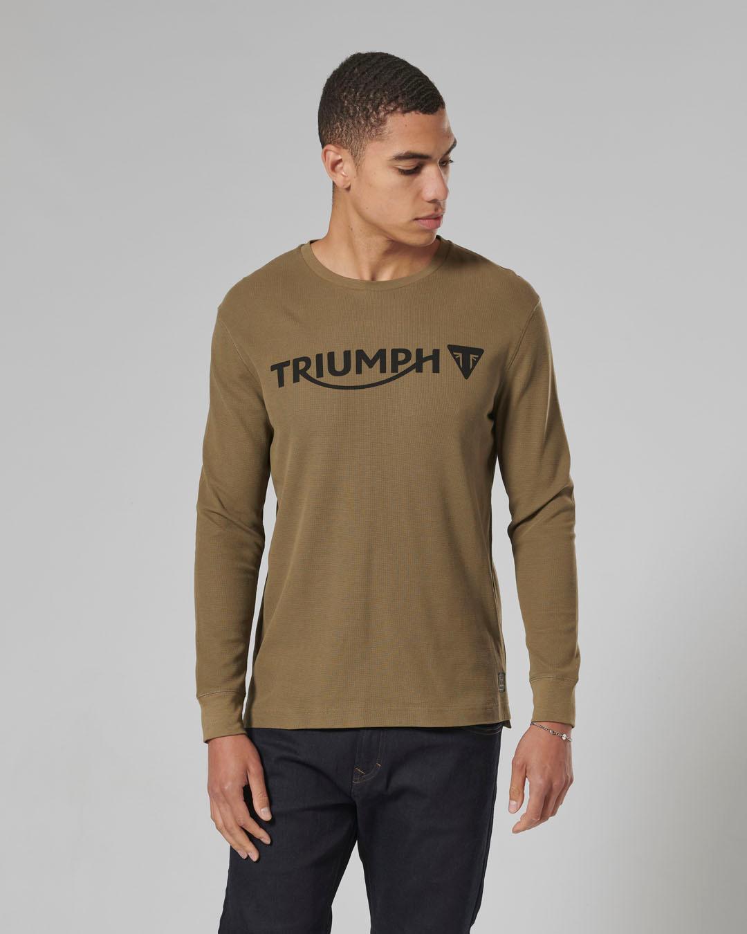 BETTMANN L/S WAFFLE KHAKI T-SHIRT XXL image 5