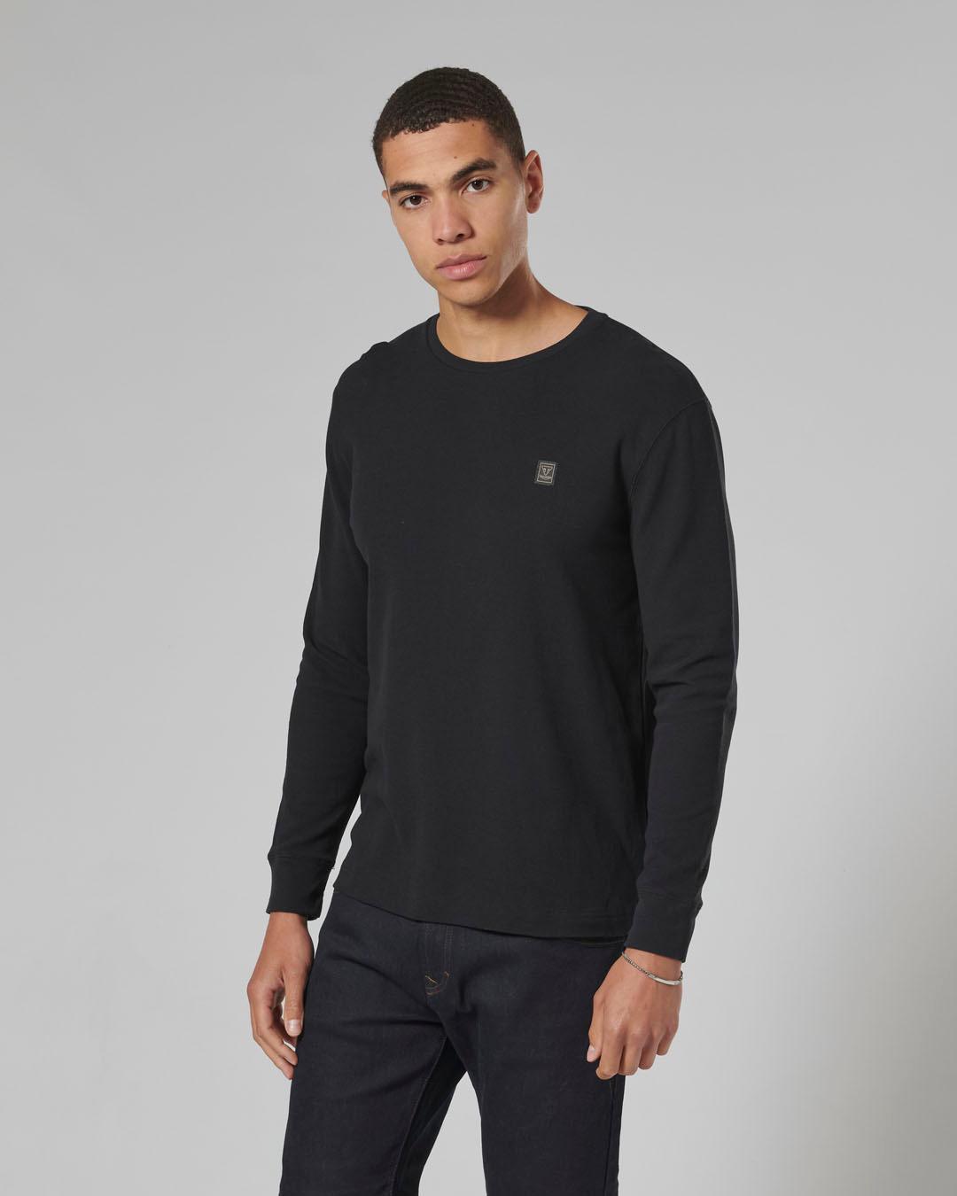 DEAN L/S WAFFLE BLACK T-SHIRT L image 5