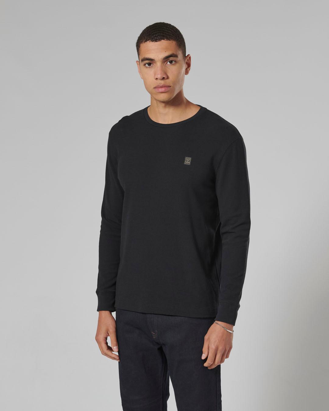 DEAN L/S WAFFLE BLACK T-SHIRT XL image 2