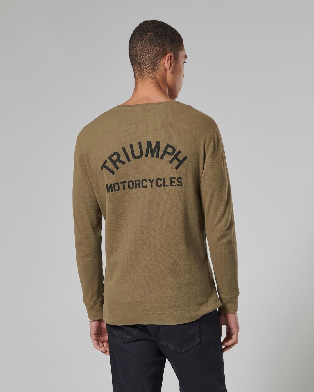 DEAN L/S WAFFLE KHAKI T-SHIRT L image 6