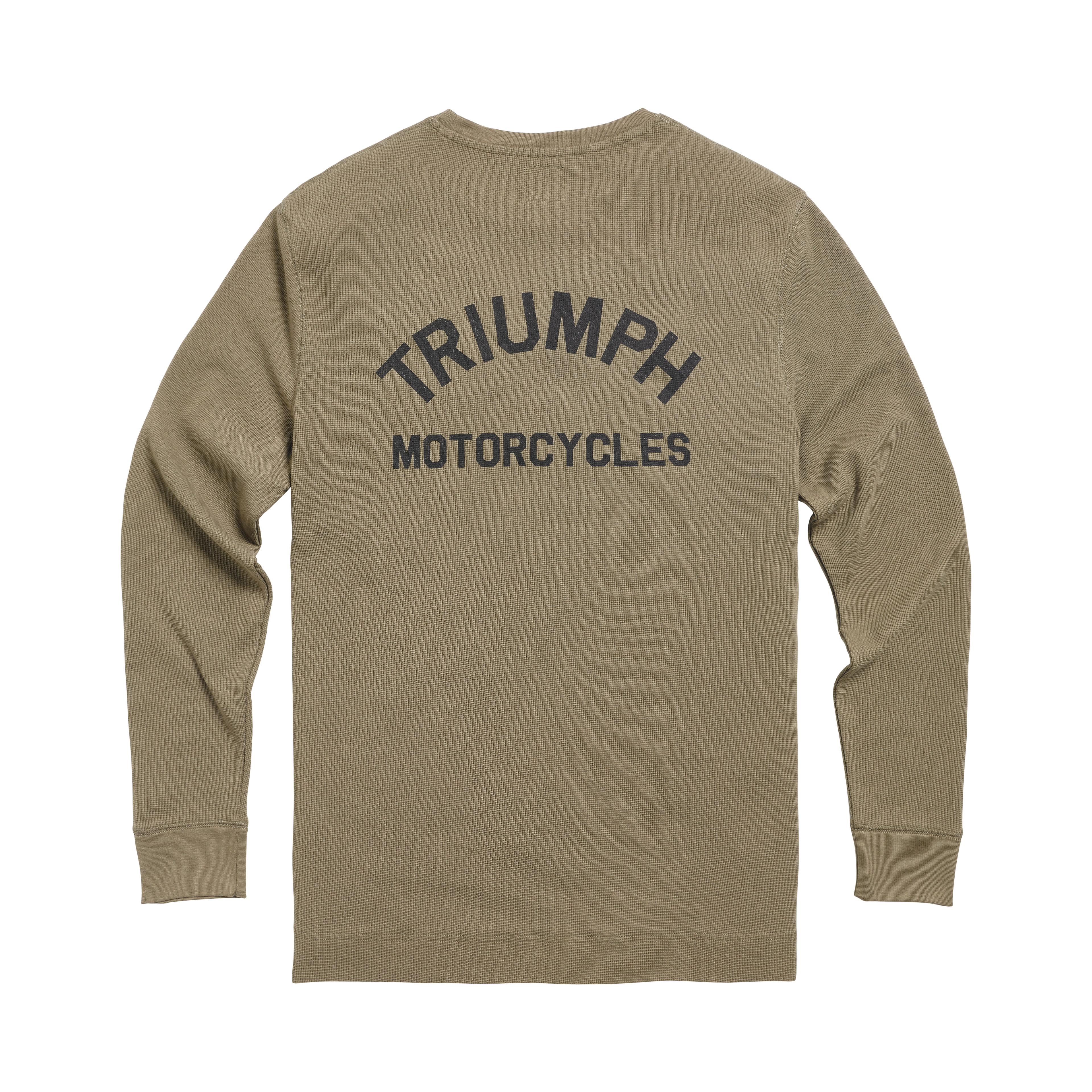 DEAN L/S WAFFLE KHAKI T-SHIRT XL image 1