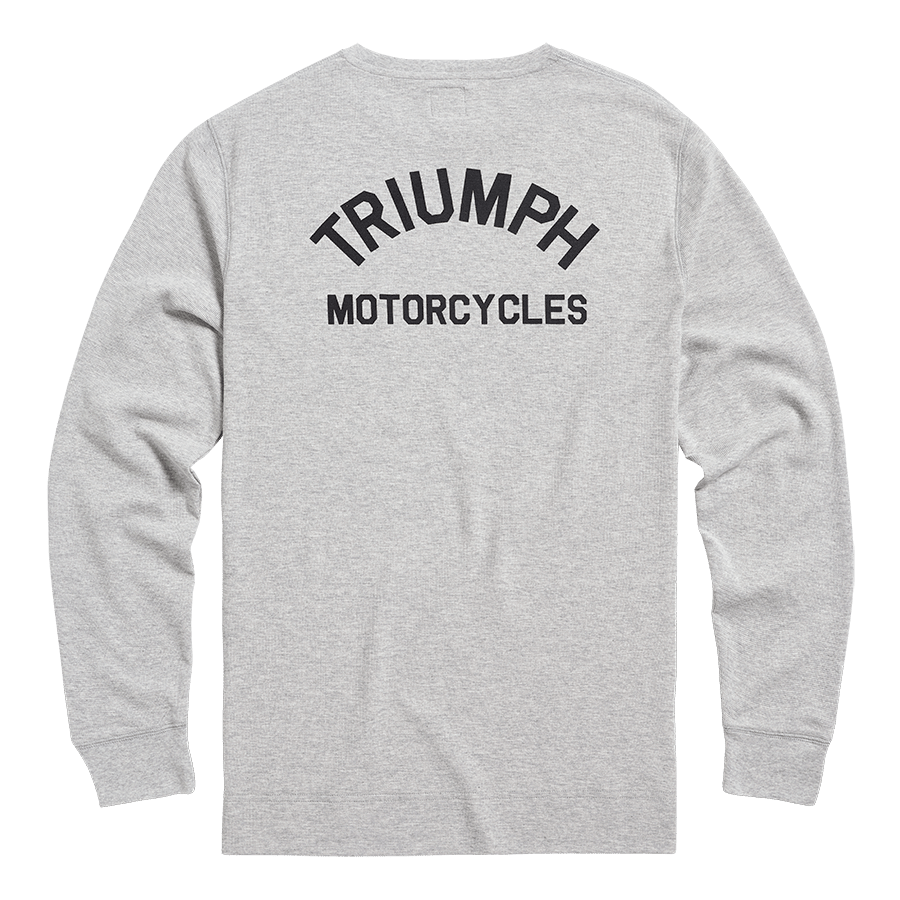 DEAN L/S WAFFLE T-SHIRT GREY MARL photo 2