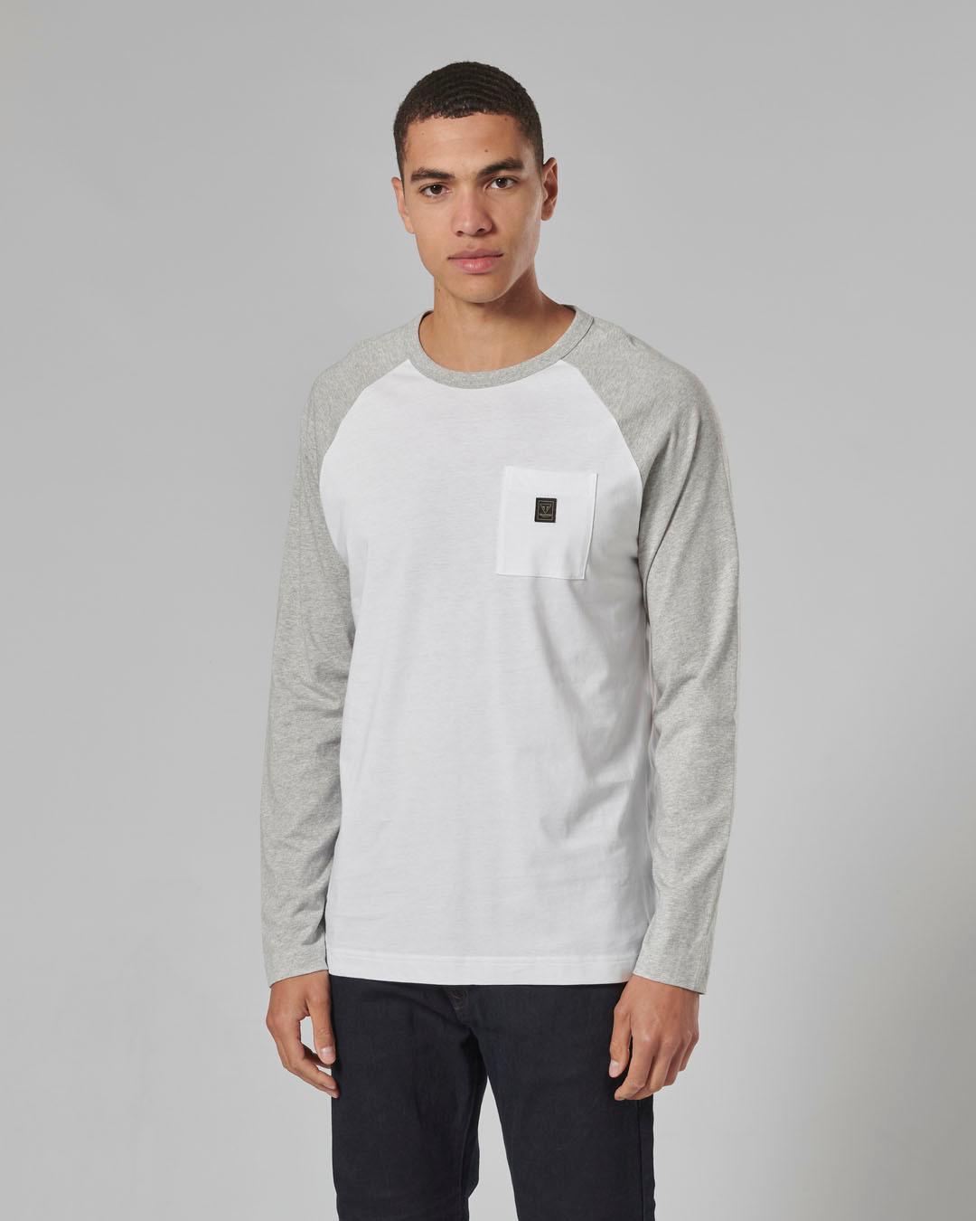 BLACKWELL T-SHIRT WHITE / GREY MARL XS image 1