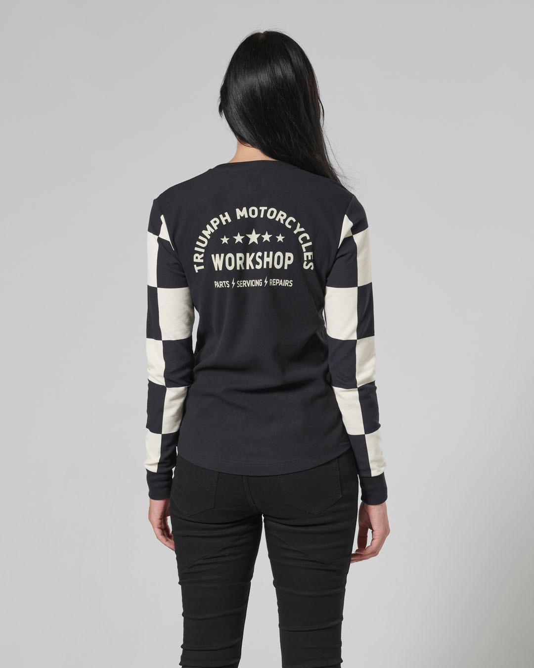 LADIES NIKKI L/SLEEVED T-SHIRT XL image 7