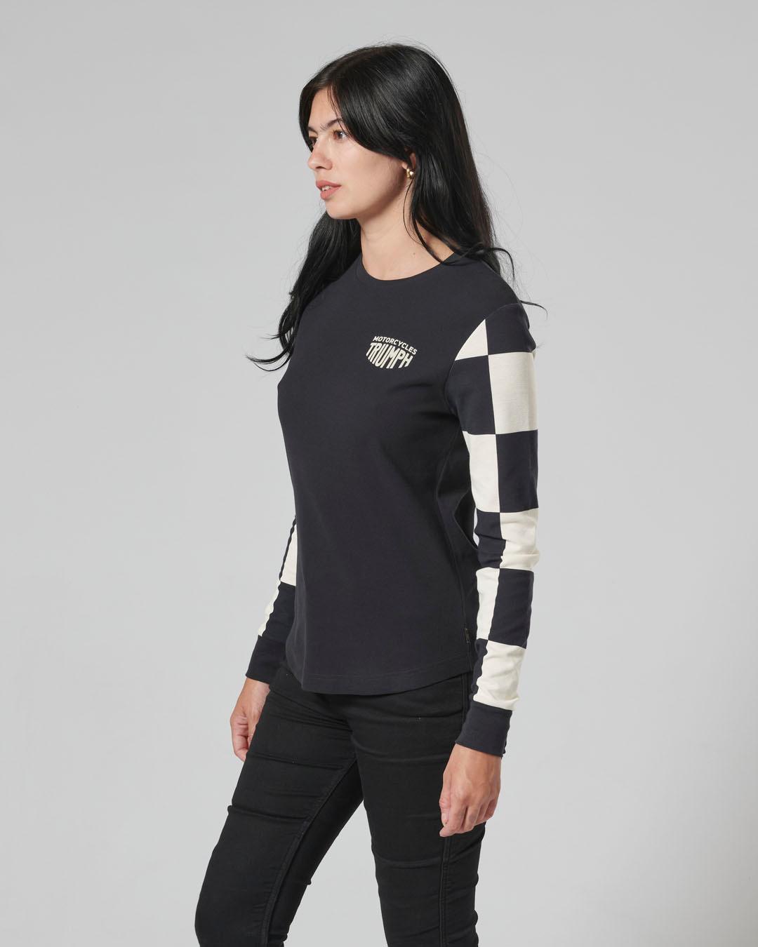 LADIES NIKKI L/SLEEVED T-SHIRT XS image 5