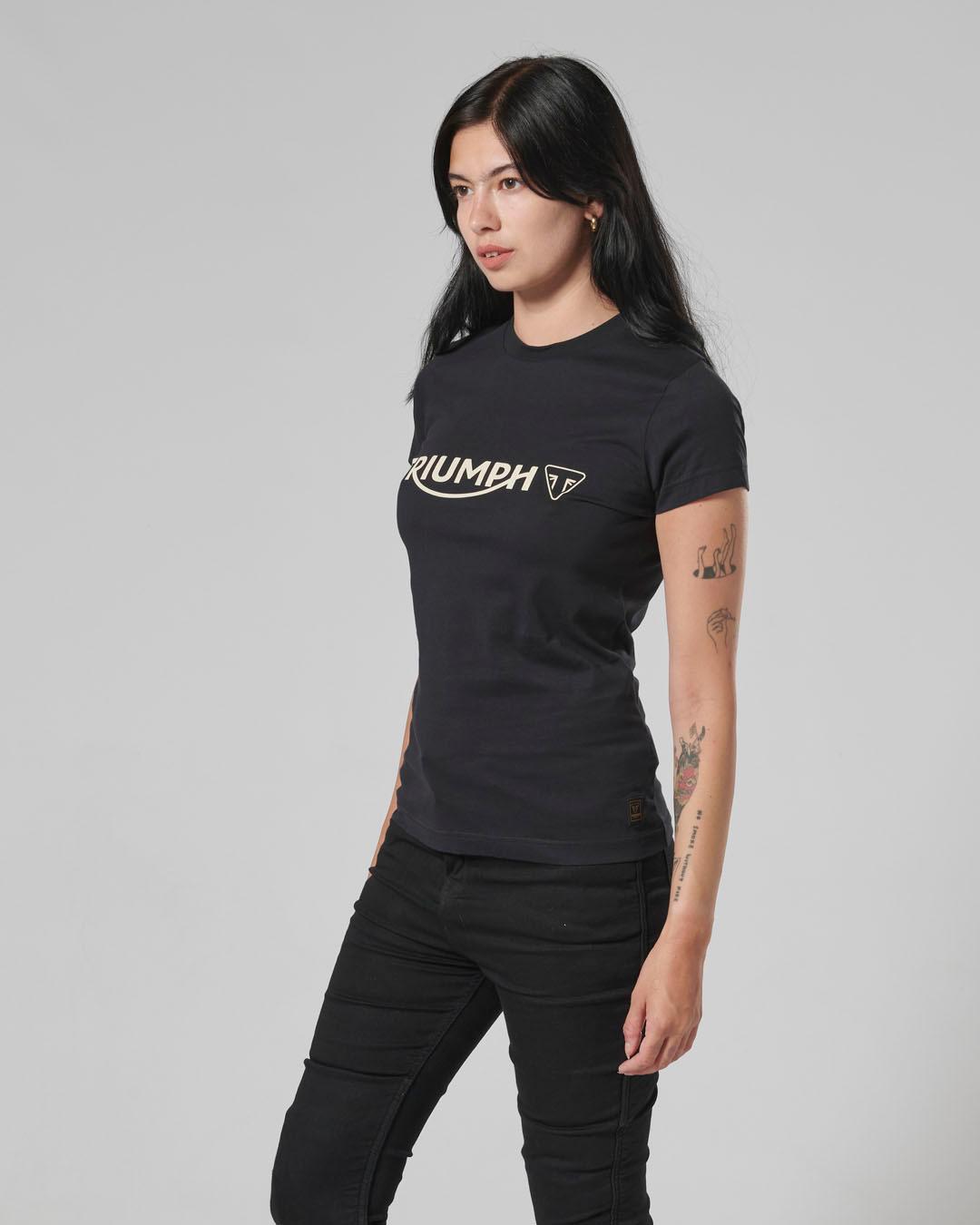 MELROSE LADIES T-SHIRT JET BLACK S image 5