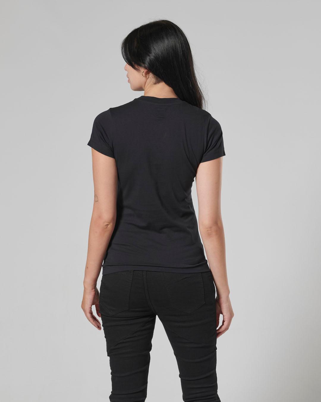 MELROSE LADIES T-SHIRT JET BLACK XL image 7