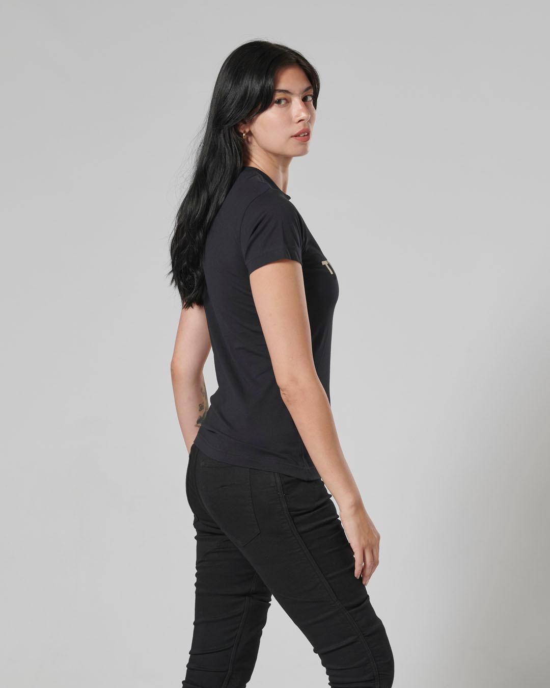 MELROSE LADIES T-SHIRT JET BLACK XS image 6