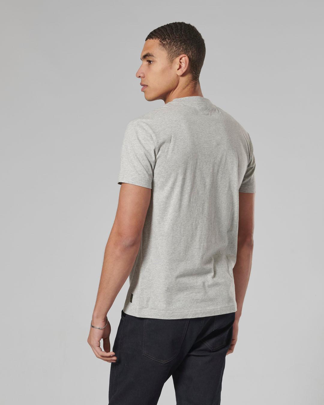 BURNHAM T-SHIRT GREY MARL XXL image 7